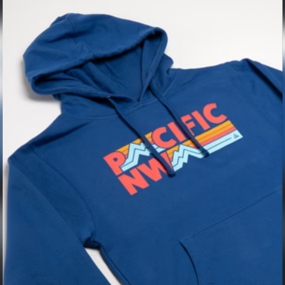 The Great PNW, Peaks Hoodie, Blue, Size Medium (Unisex)- NWT - Picture 5 of 5